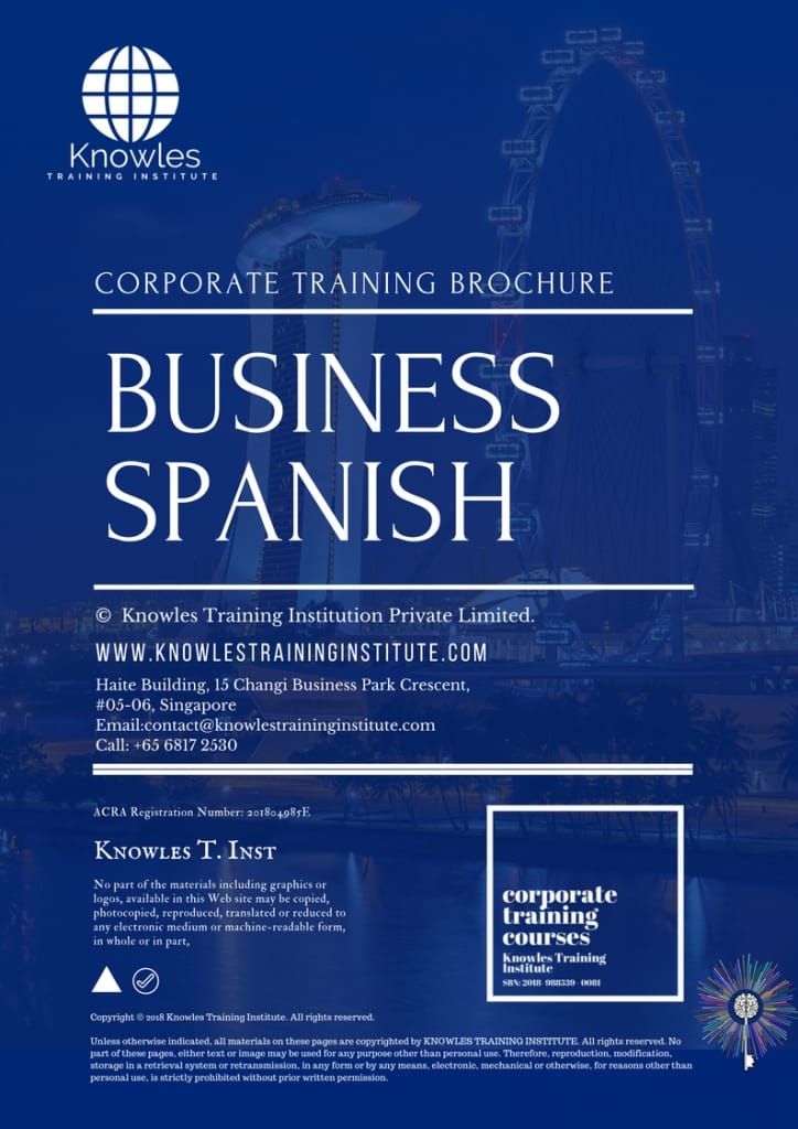 Business Russian Training Course Brochure
