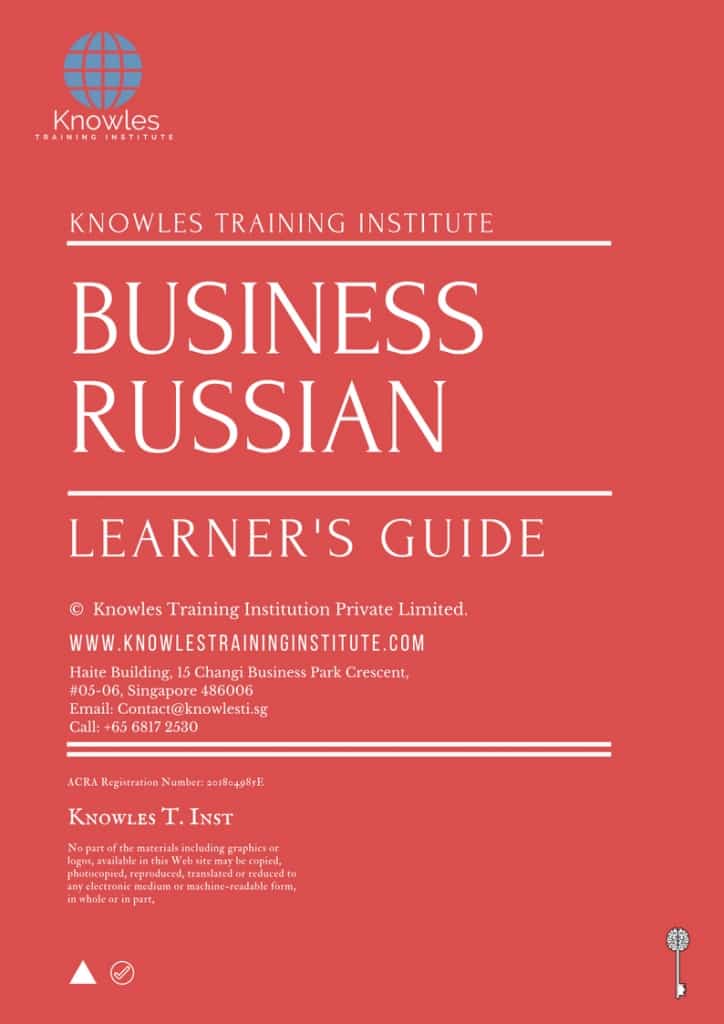 Business Russian Training Course Learner’s Guide