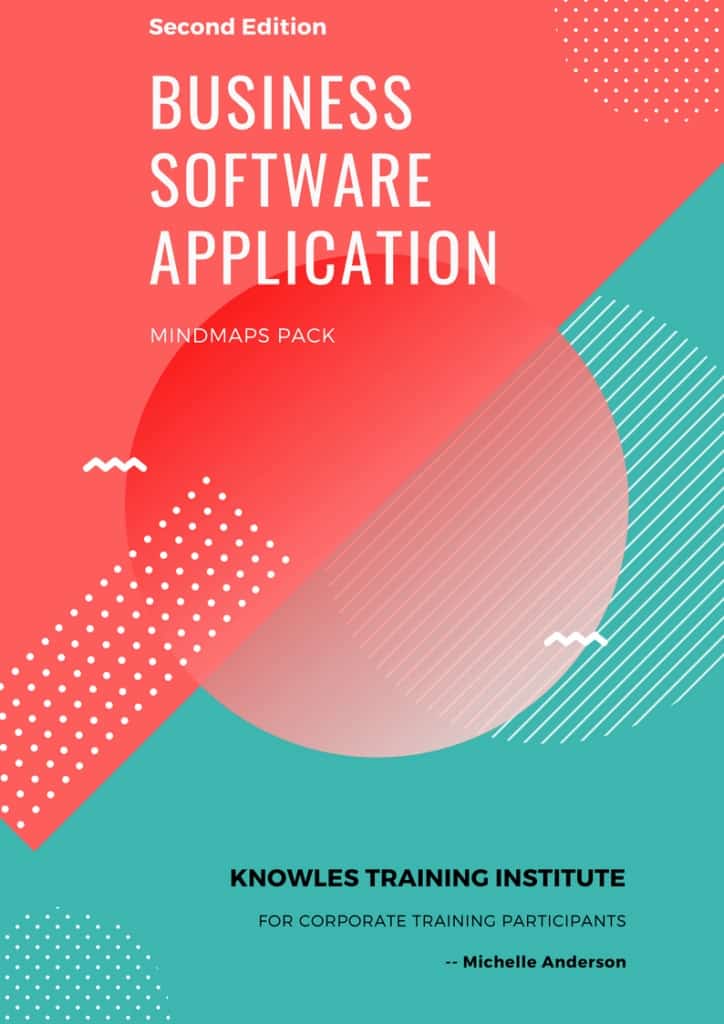 Business Software Application Training Course MindMaps
