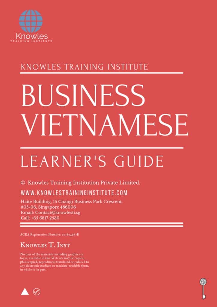 Business Vietnamese Training Course Learner’s Guide