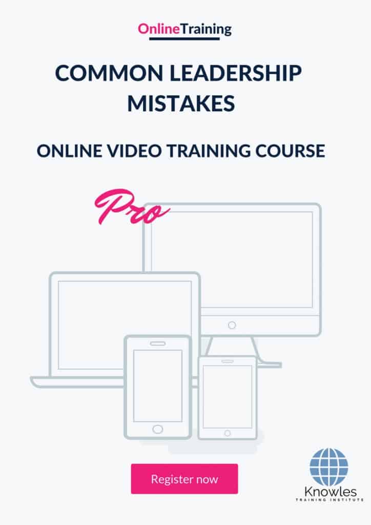 Common Leadership Mistakes Online Training Video Course