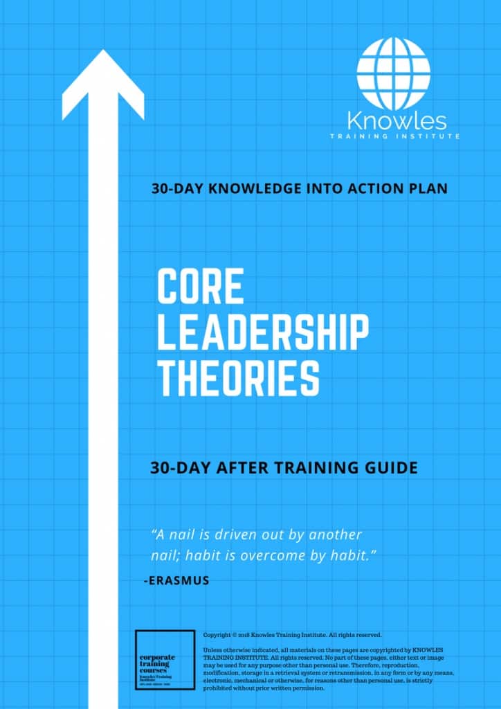 Core Leadership Theories 30 Day After Training Guide