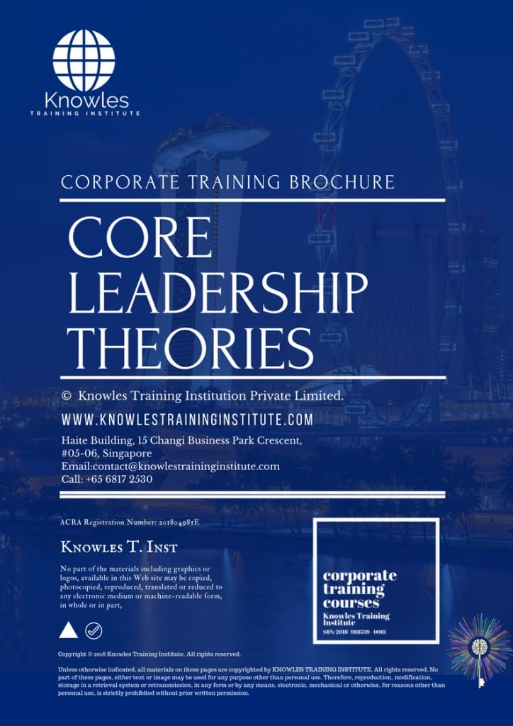 Core Leadership Theories Training Course Brochure