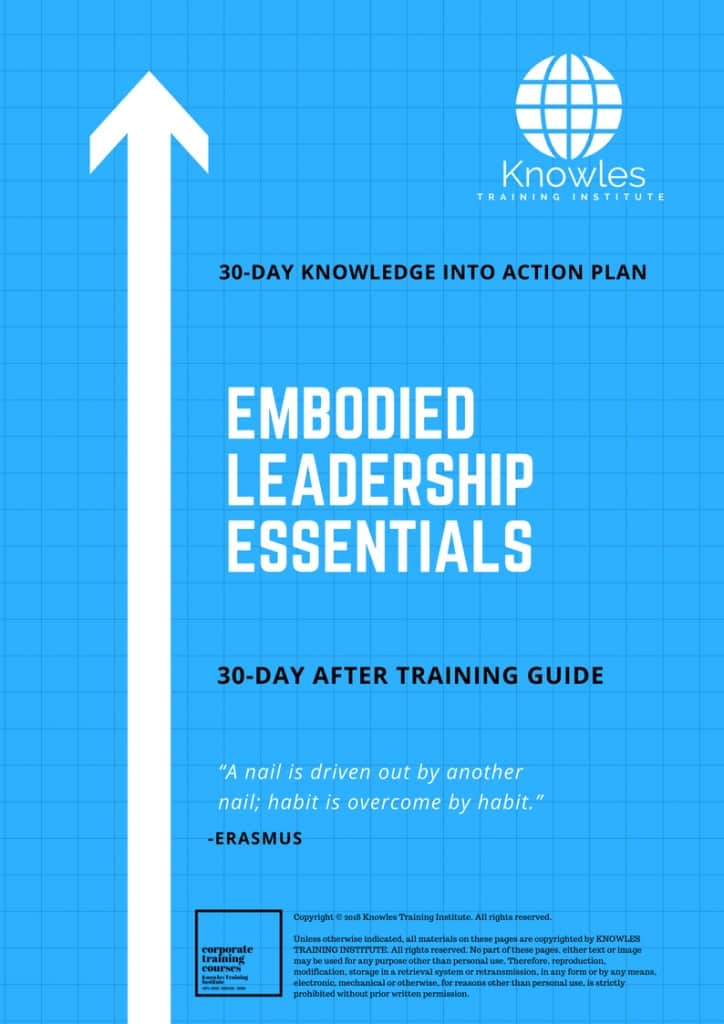Embodied Leadership Essentials 30 Day After Training Guide
