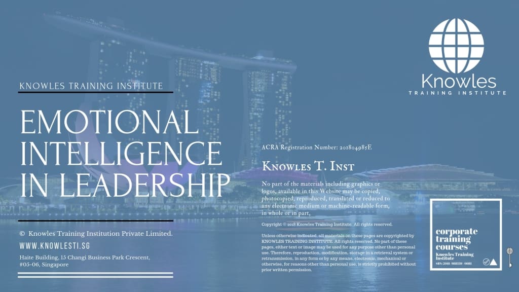 Emotional Intelligence In Leadership Training Course in Singapore