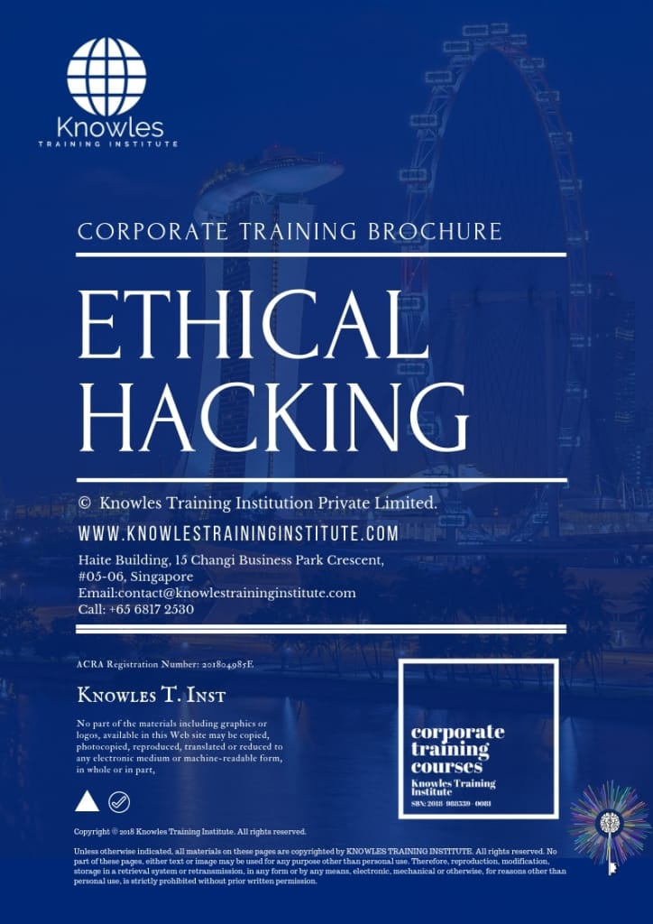 Ethical Hacking Training Course Brochure