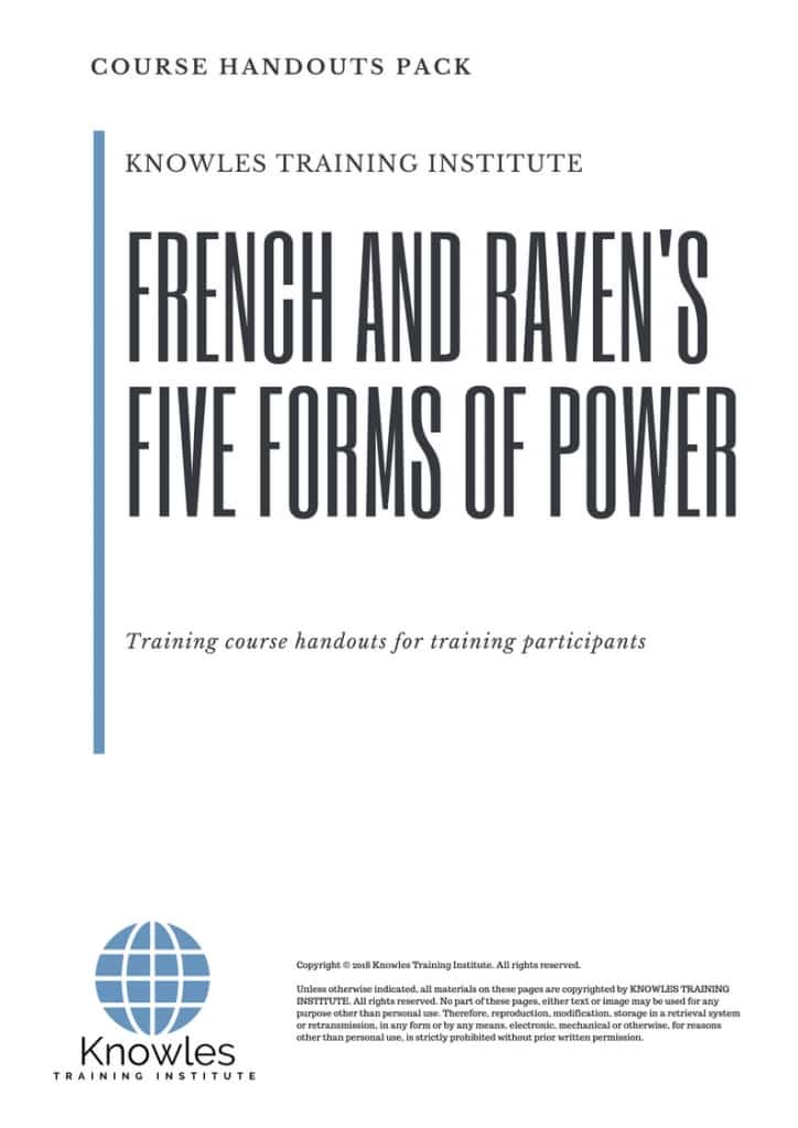 French And Raven’s Five Forms Of Power Course Handouts