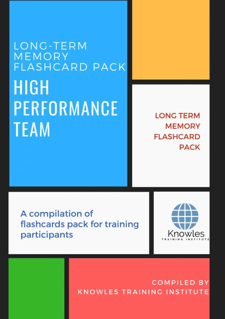 High Performance Team Training Flashcards