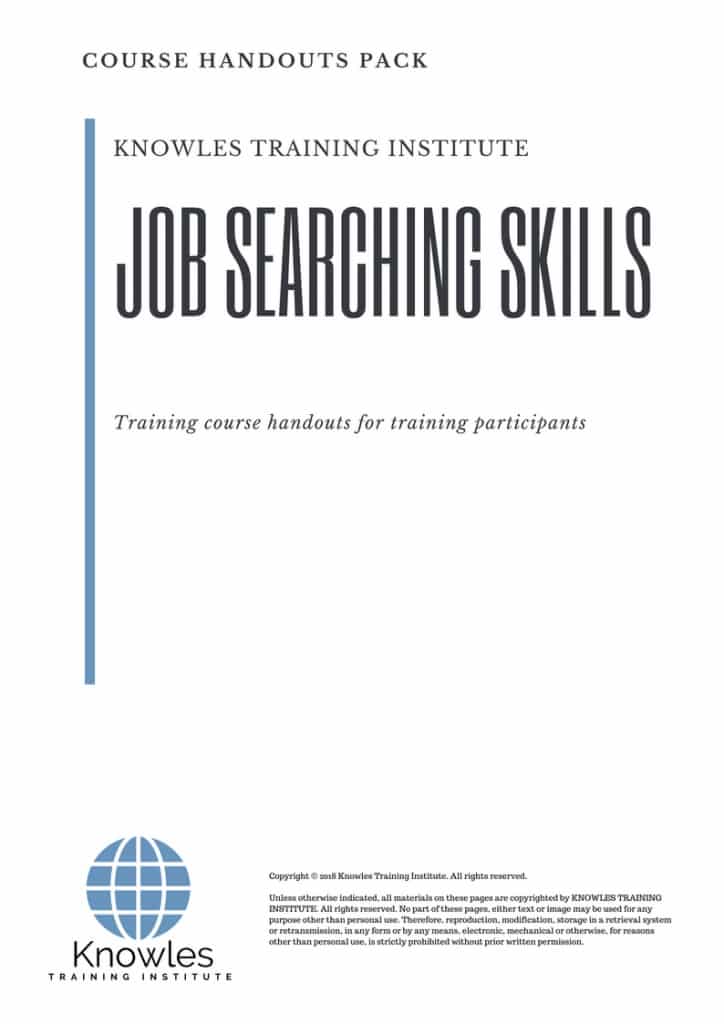 Job Searching Skills Course Handouts