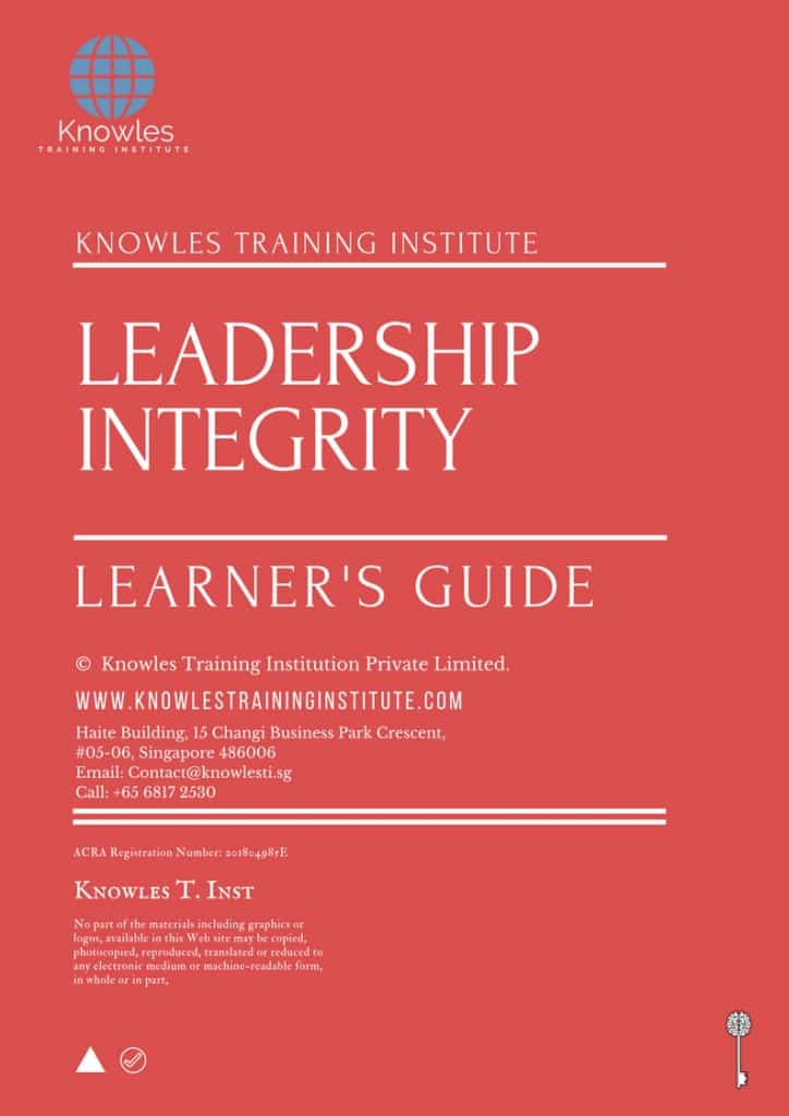 Leadership Integrity Training Course Learner’s Guide