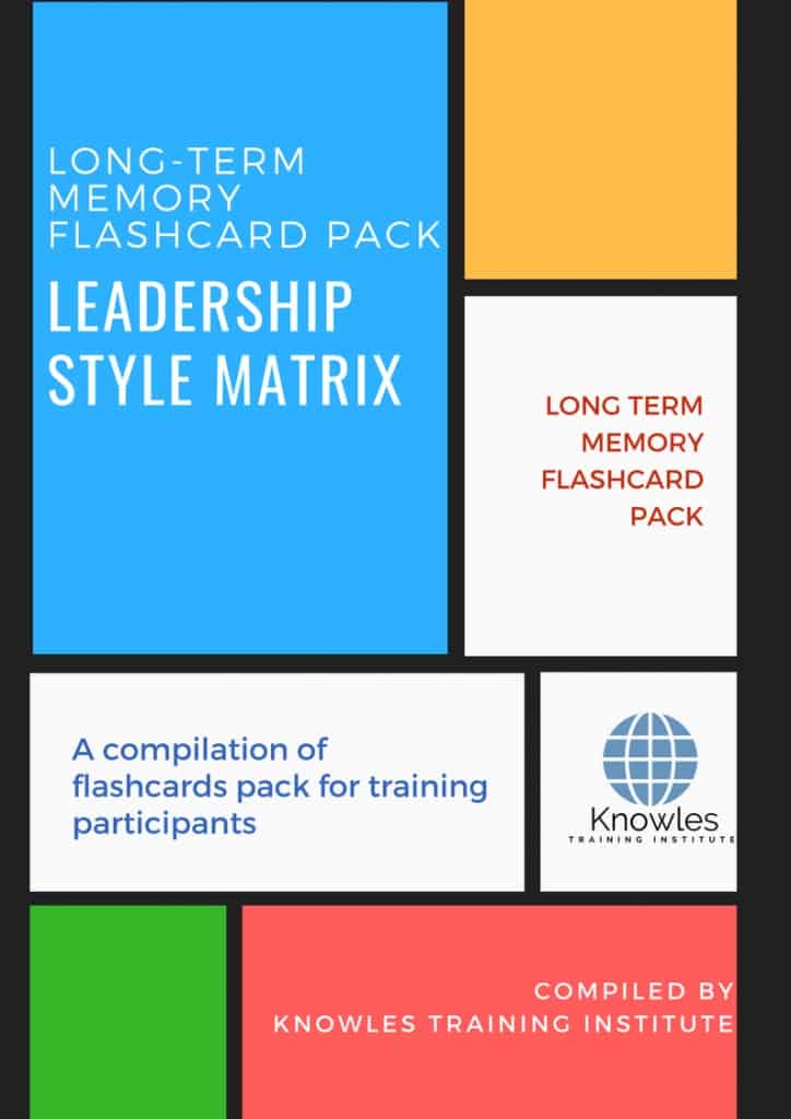 Leadership Style Matrix Training Flashcards