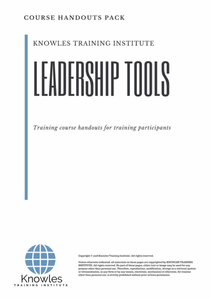 Leadership Tools Course Handouts
