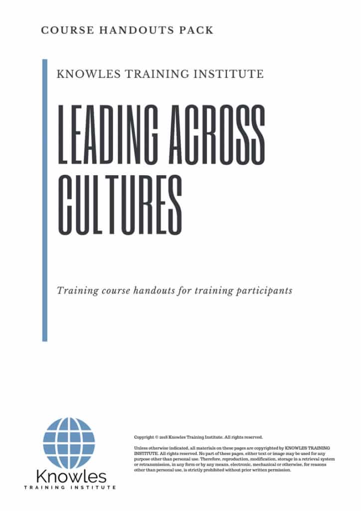 Leading Across Cultures Course Handouts