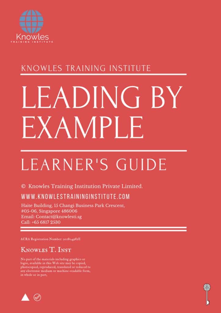 Leading By Example Training Course Learner’s Guide