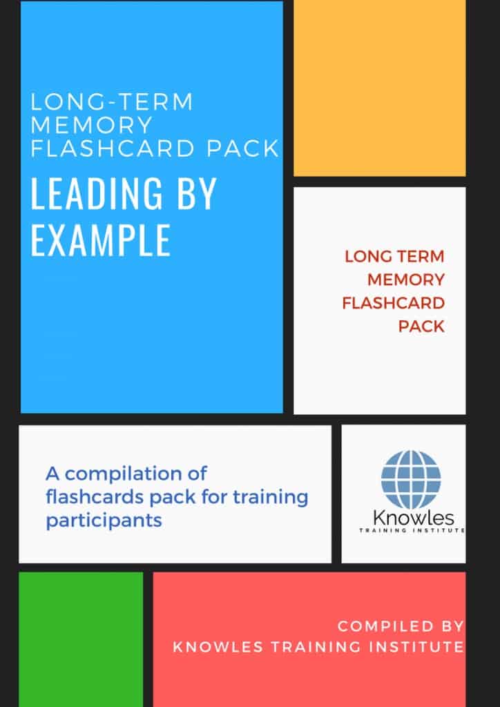 Leading By Example Training Flashcards