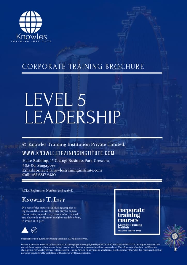 Level 5 Leadership Training Course Brochure