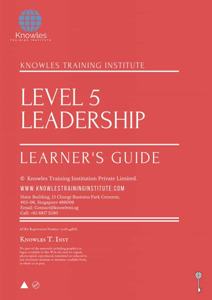 Level 5 Leadership Training Course Learner’s Guide
