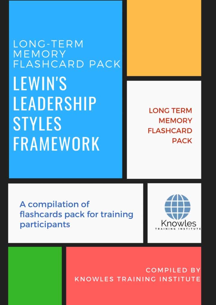 Lewin’s Leadership Styles Framework Training Flashcards