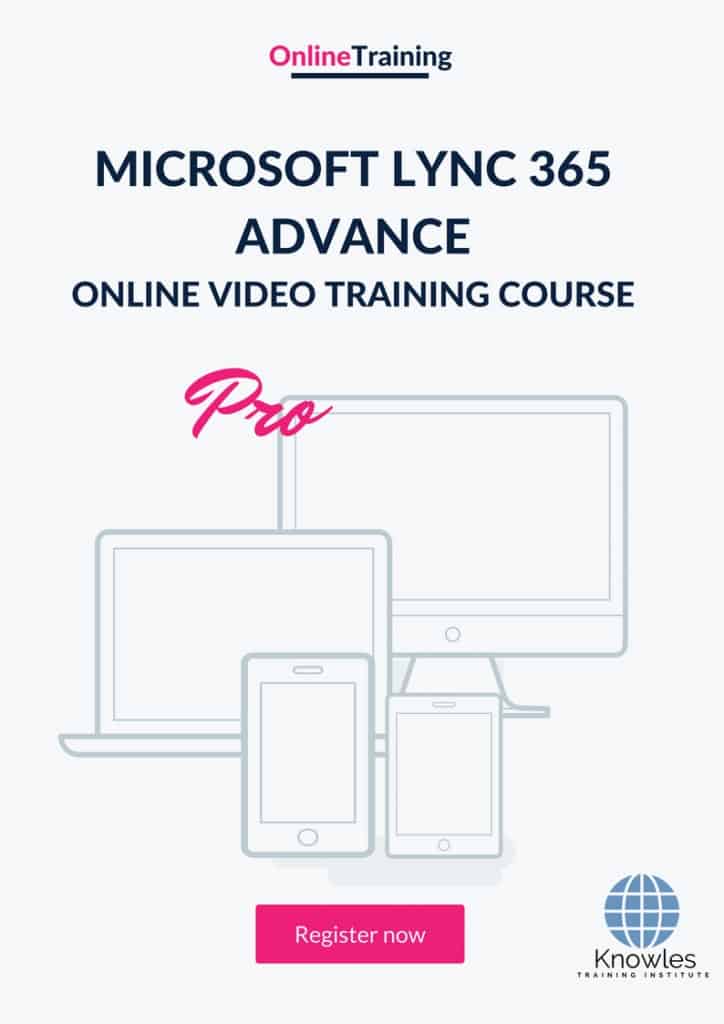 Microsoft Lync 365 Advance Online Training Video Course