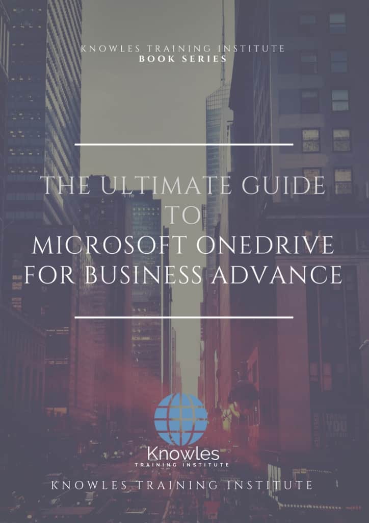 Microsoft Onedrive For Business Advance Book