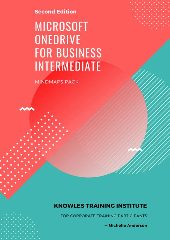 Microsoft Onedrive For Business Intermediate Training Course MindMaps