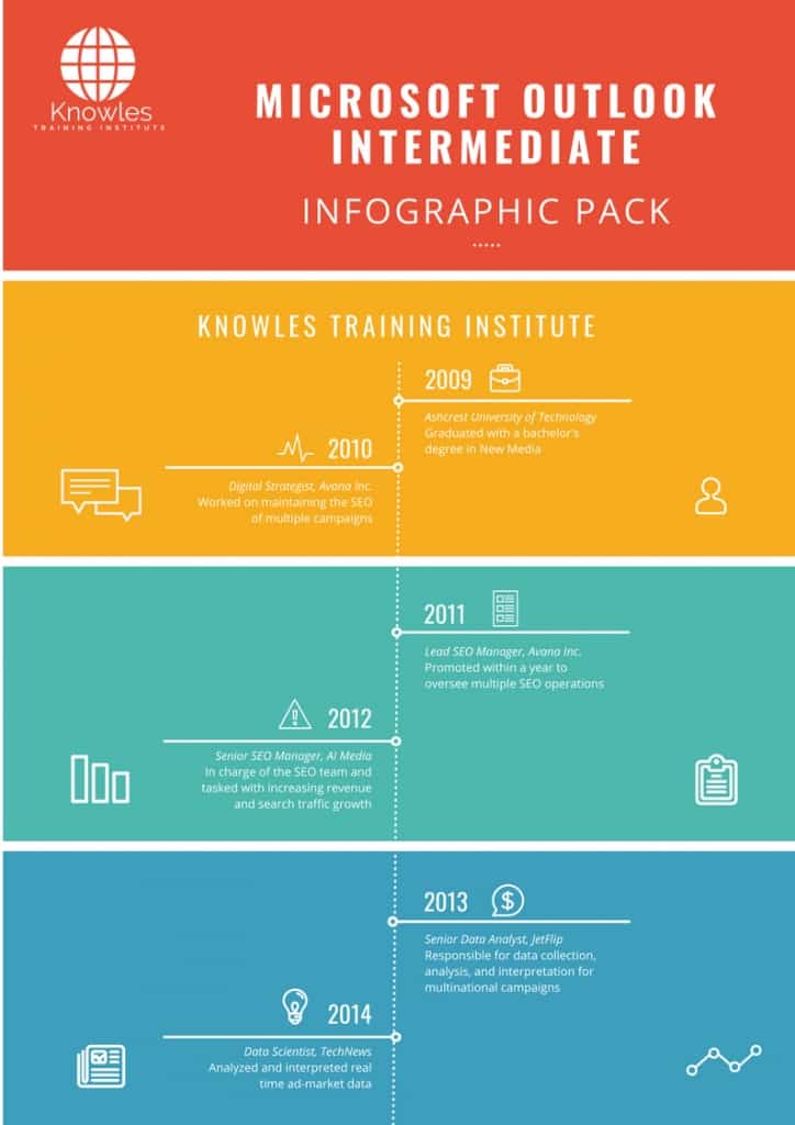 Microsoft Outlook Intermediate Infographics