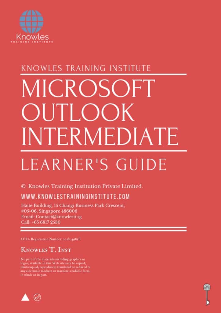 Microsoft Outlook Intermediate Training Course Learner’s Guide