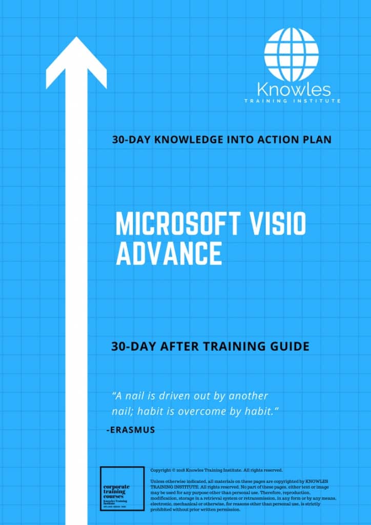 Microsoft Visio Advance 30 Day After Training Guide