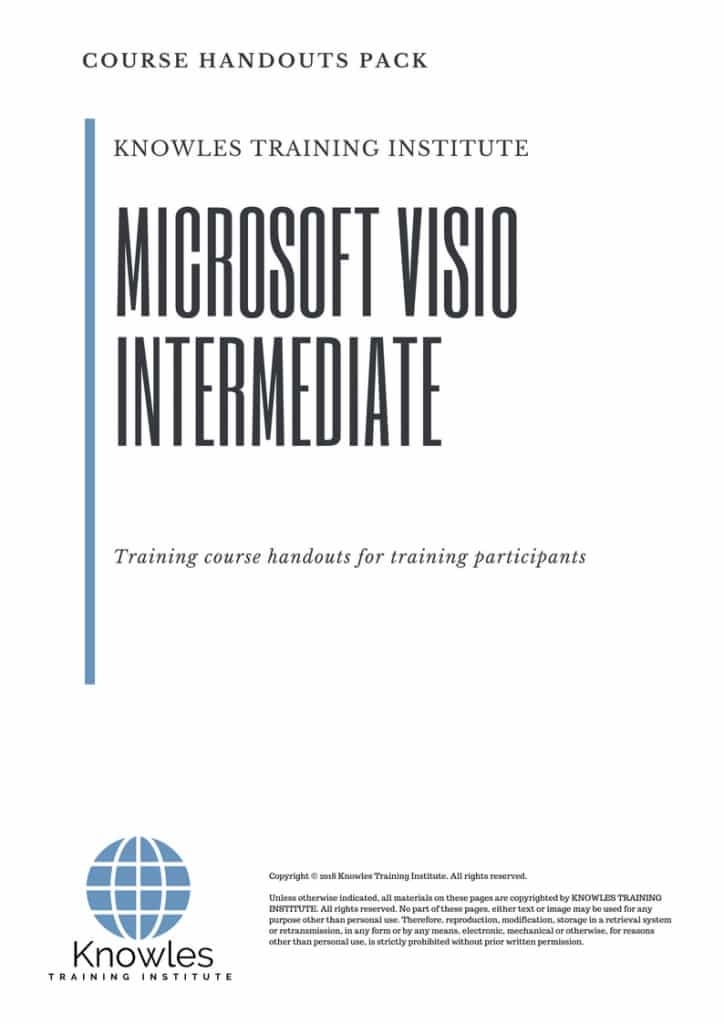 Microsoft Visio Intermediate Course Handouts