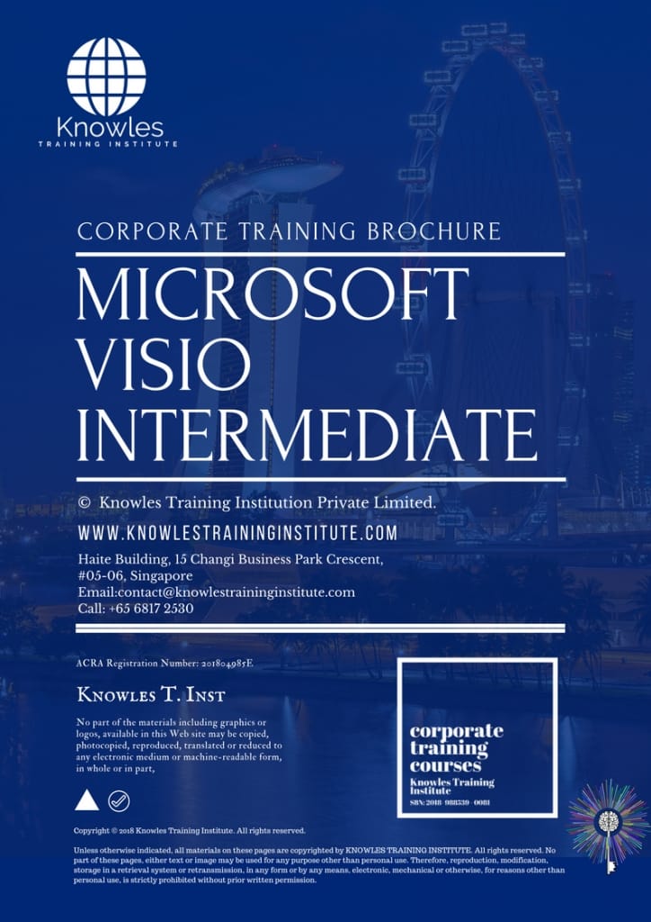 Microsoft Visio Intermediate Training Course Brochure