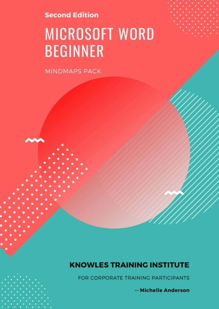 Microsoft Word Beginner Training Course MindMaps