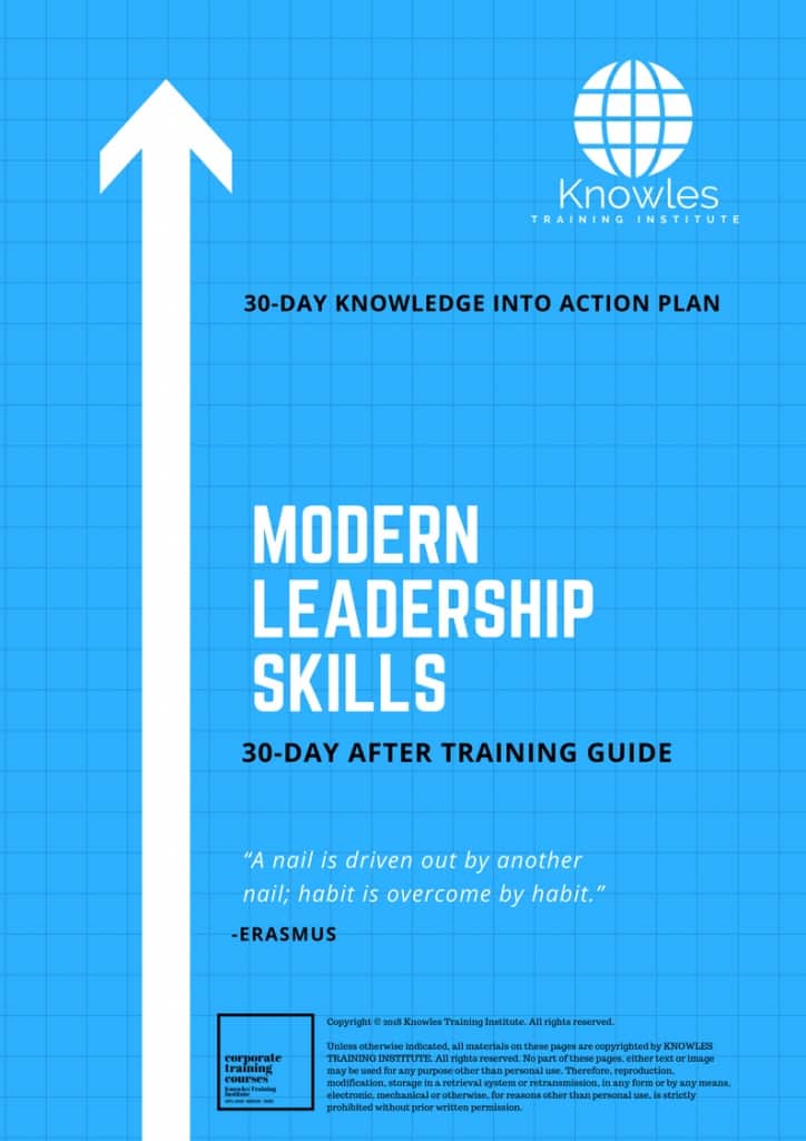 Modern Leadership Skills Training Course In Singapore - Knowles ...