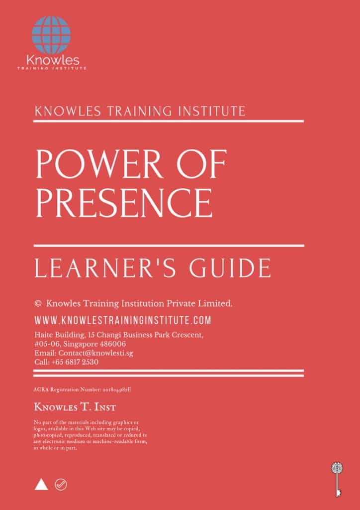 Power Of Presence Training Course Learner’s Guide