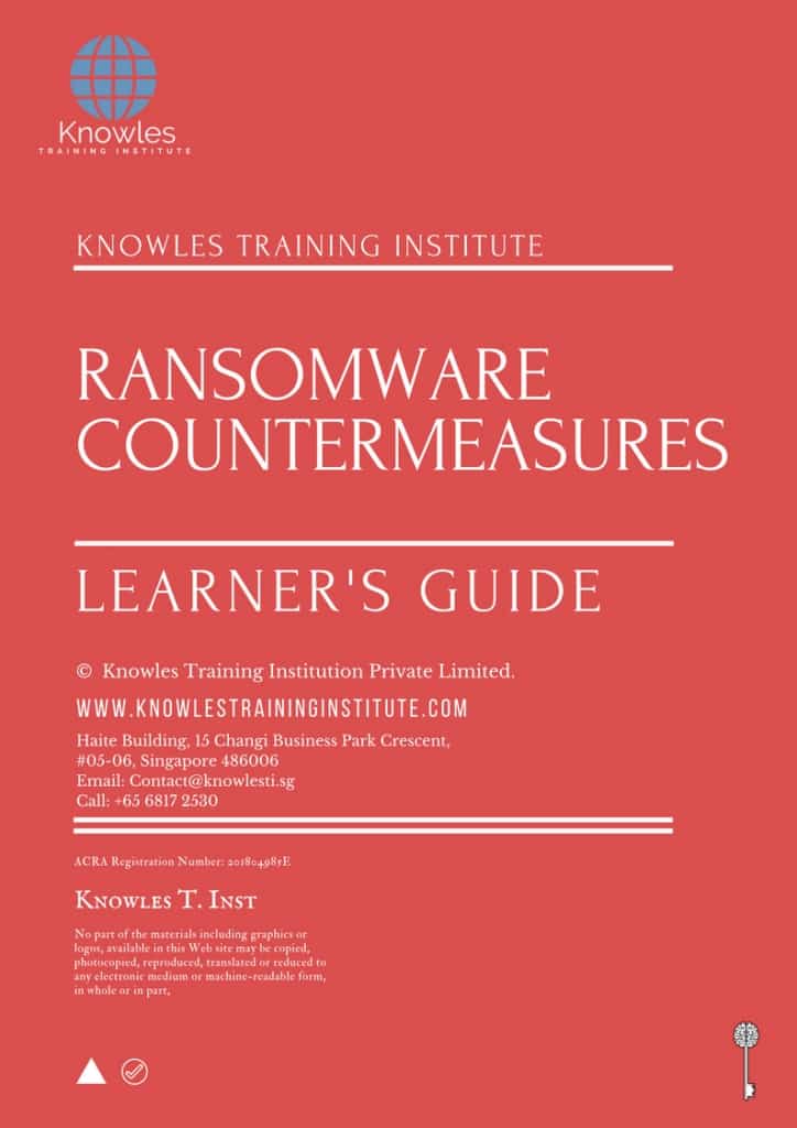 Ransomware Countermeasures Training Course Learner’s Guide