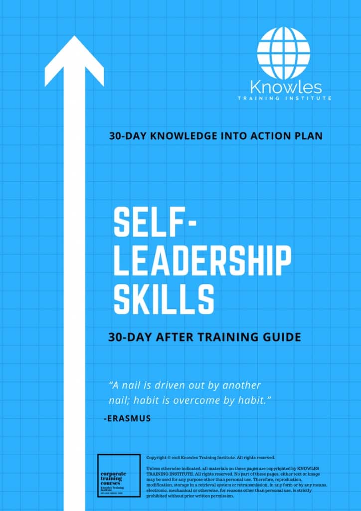 Self-Leadership Skills 30 Day After Training Guide