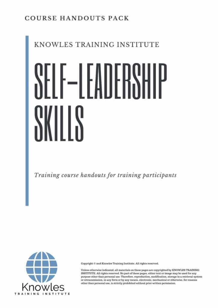 Self-Leadership Skills Course Handouts