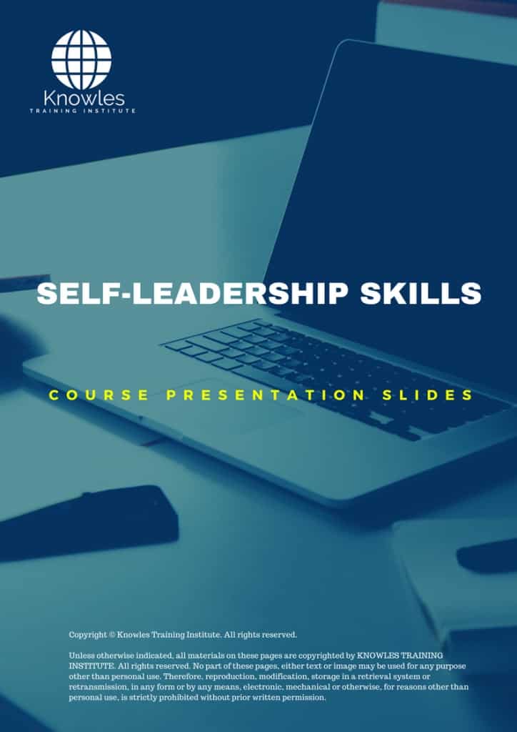 Self-Leadership Skills Training Course Presentation Slides