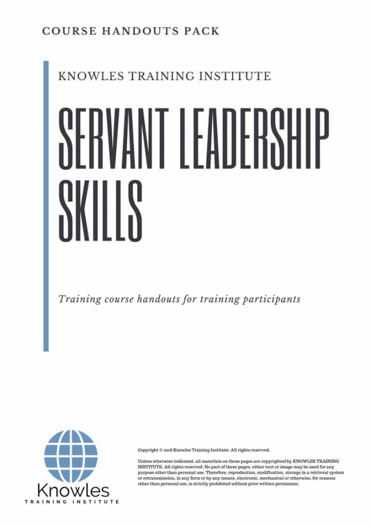 Servant Leadership Skills Training Course In Singapore - Knowles ...