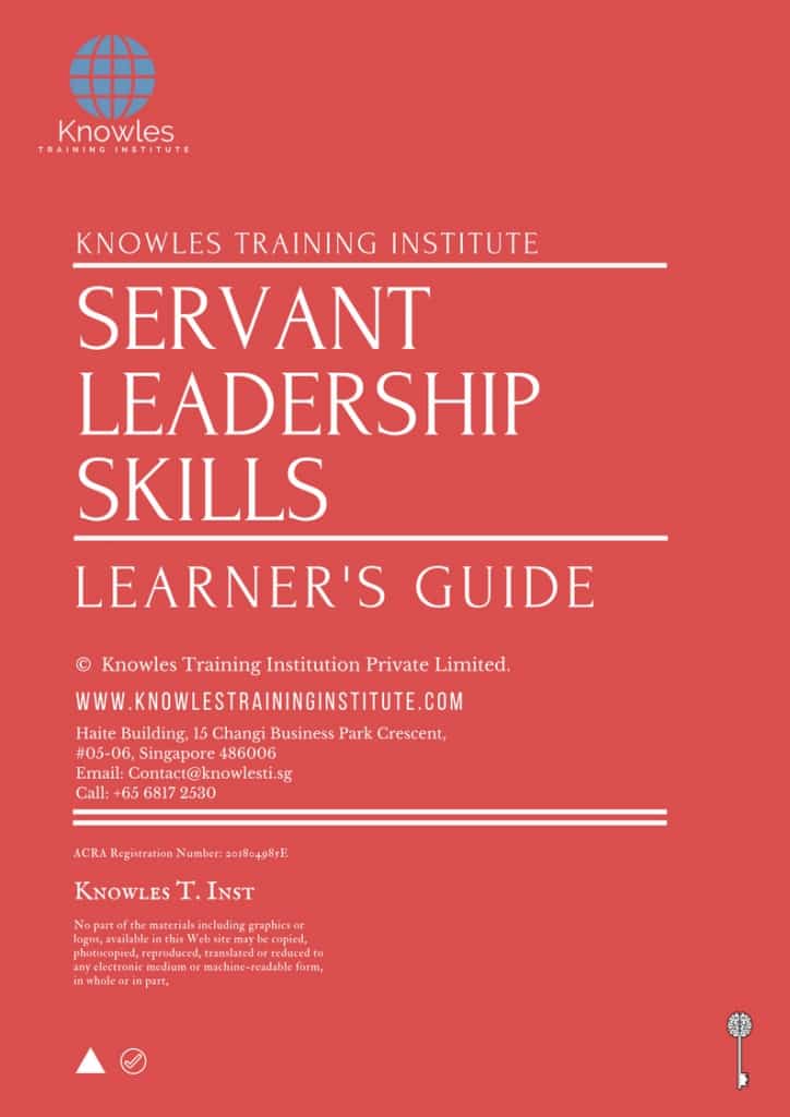 Servant Leadership Skills Training Course Learner’s Guide