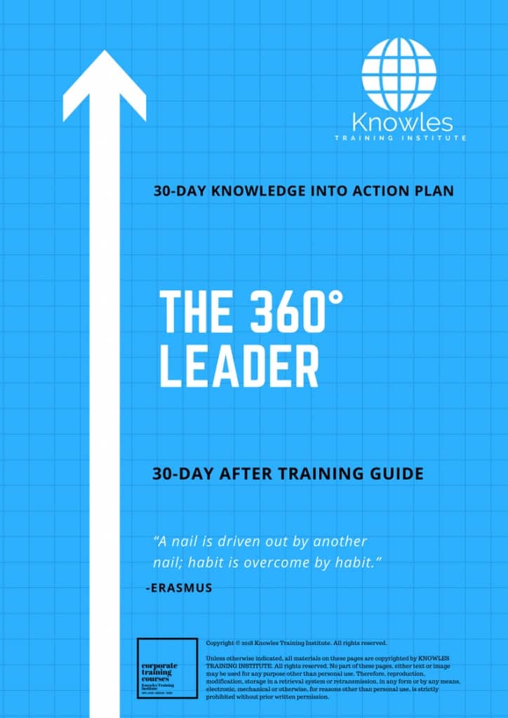 The 360° Leader 30 Day After Training Guide