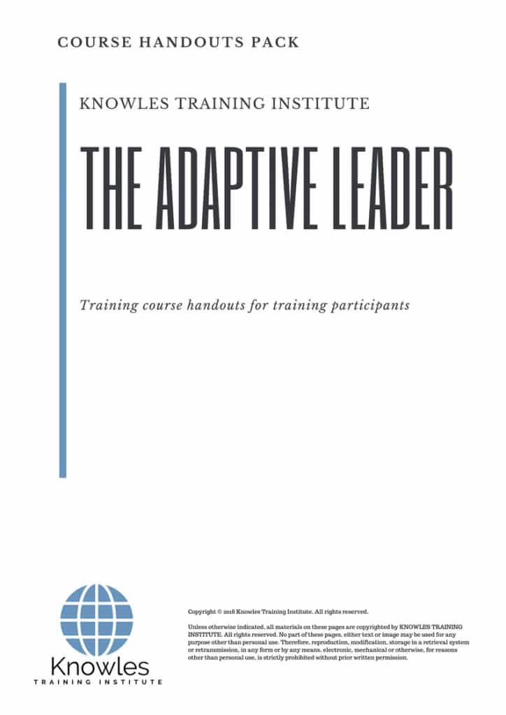The Adaptive Leader Course Handouts