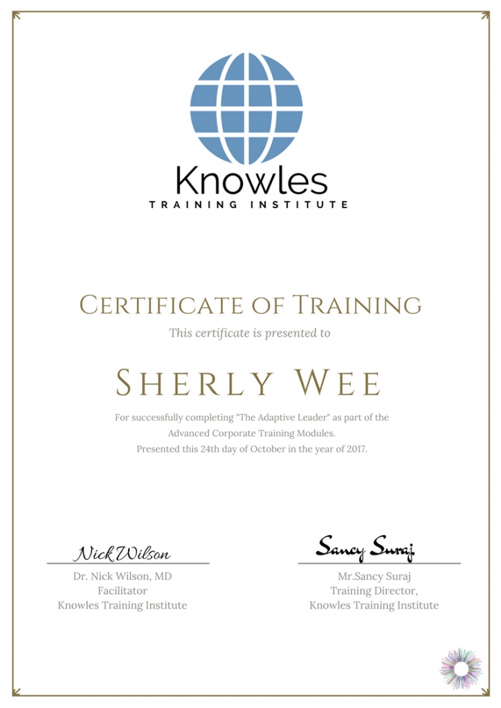The Adaptive Leader Training Certification
