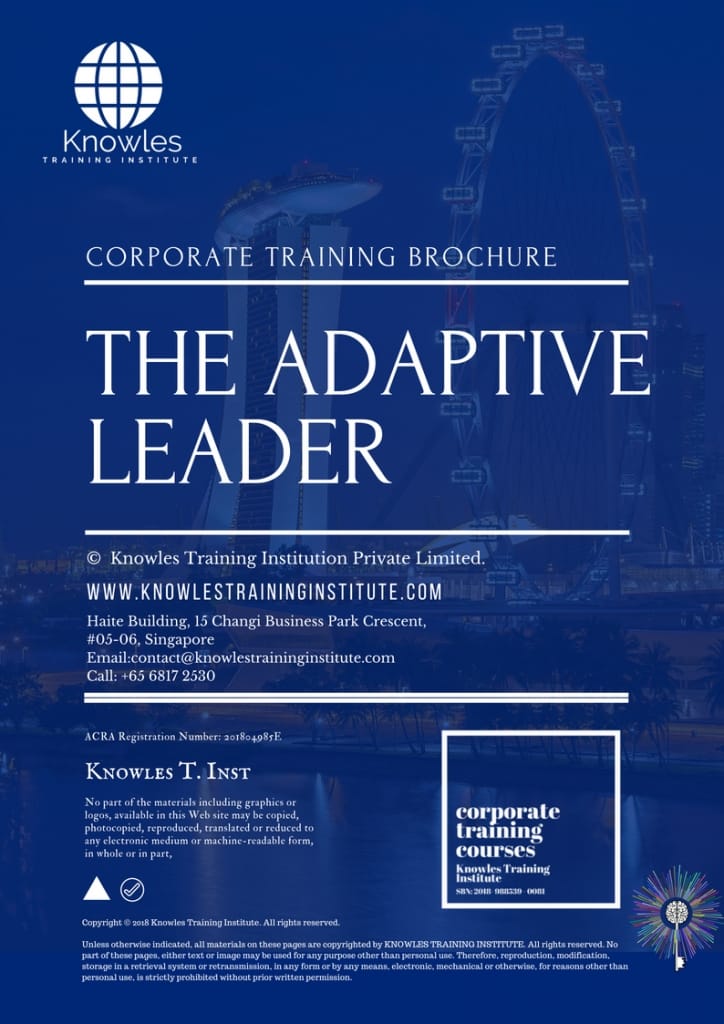 The Adaptive Leader Training Course Brochure