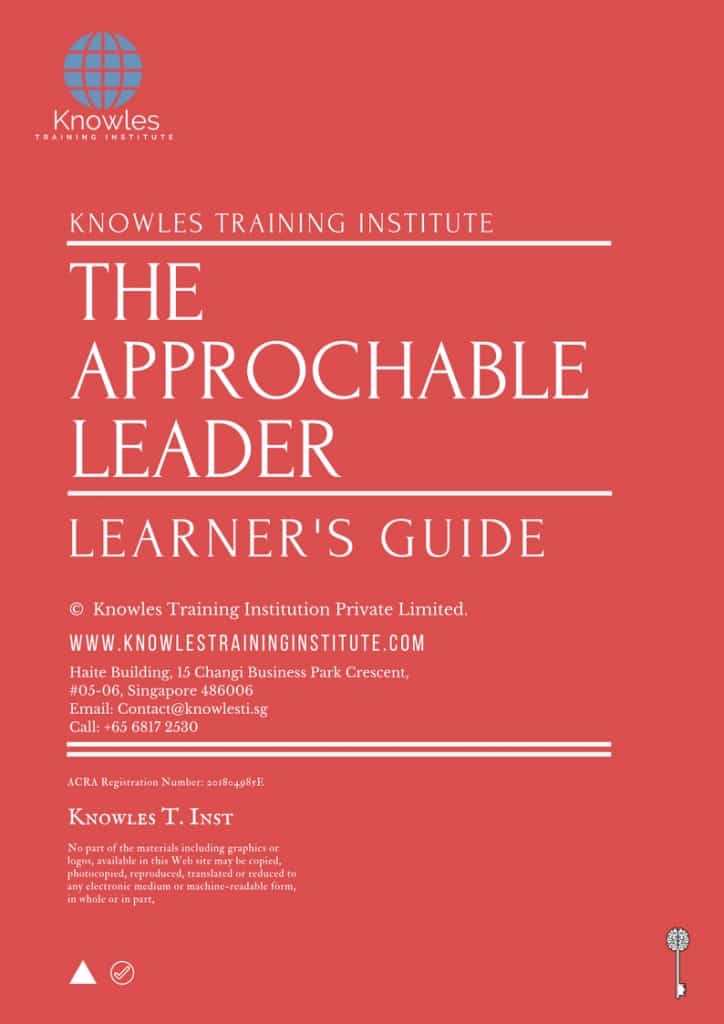 The Approchable Leader Training Course Learner’s Guide