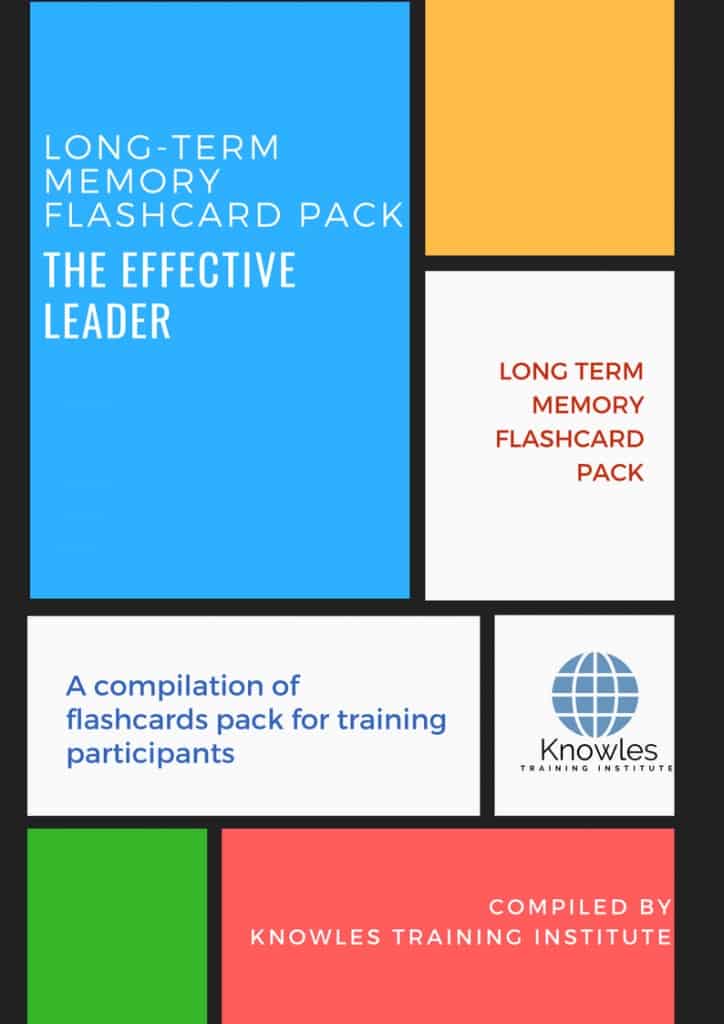 The Effective Leader Training Flashcards