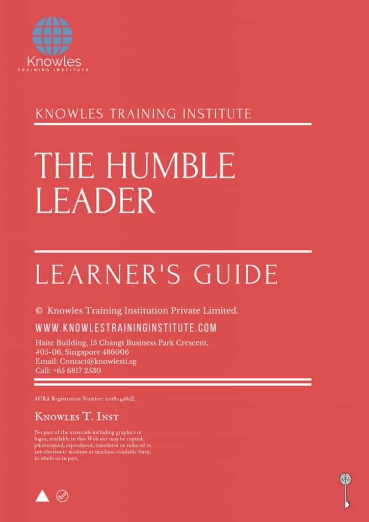 The Humble Leader Training Course Learner’s Guide