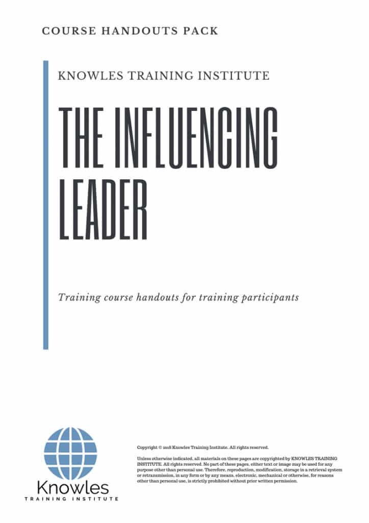 The Influencing Leader Course Handouts