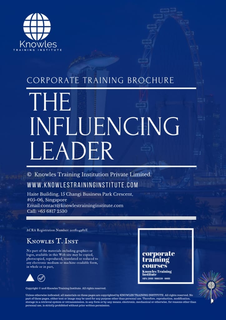 The Influencing Leader Training Course Brochure