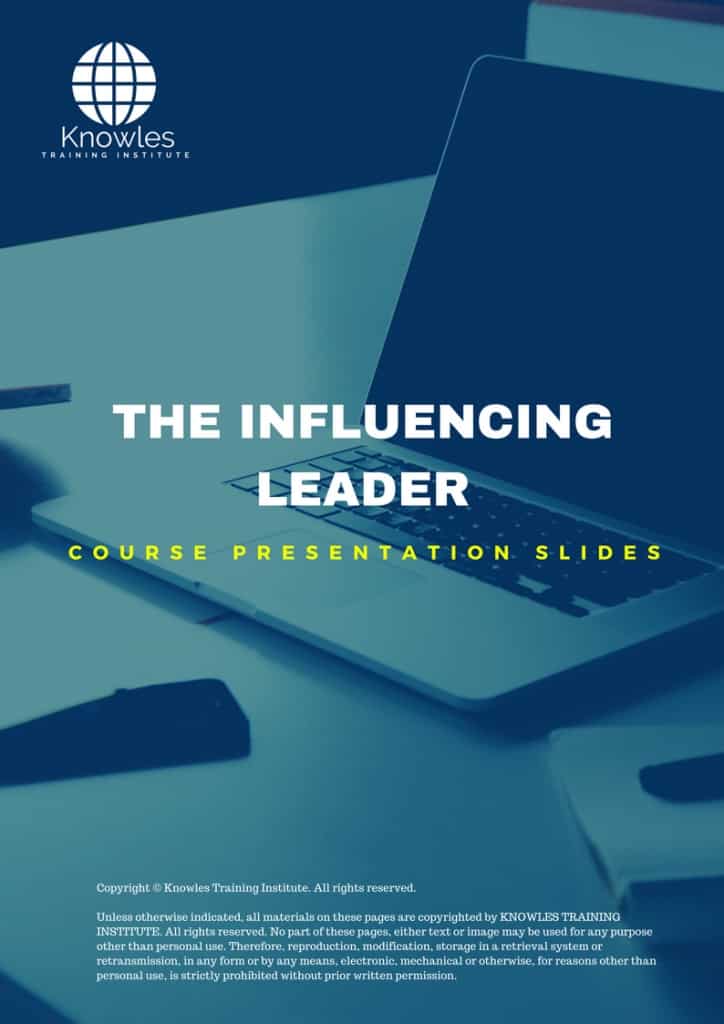 The Influencing Leader Training Course Presentation Slides