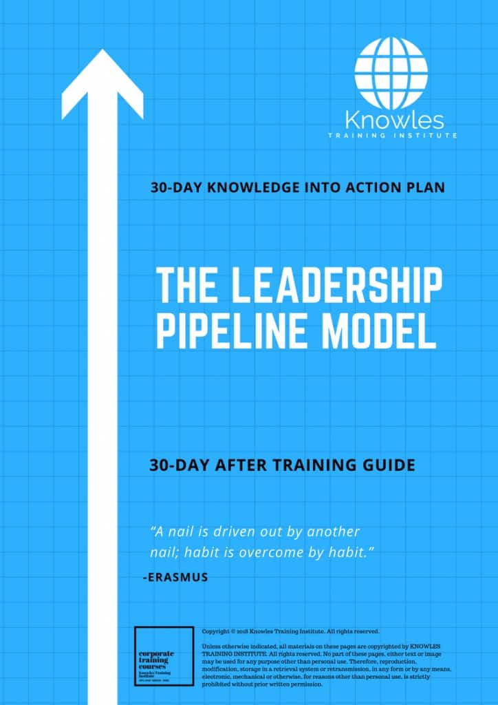 The Leadership Pipeline Model 30 Day After Training Guide